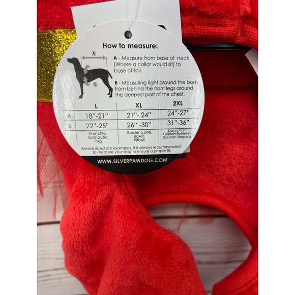 Silverpooch XS Pet Apparel Christmas Dog Pajamas Pjs Clothes Size Xtra Small Red - Picture 5 of 7